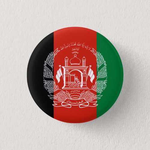 Afghan Flag Flag of Afghanistan Button