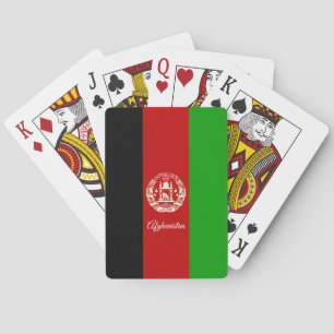 Afghan Flag Games, Afghanistan Playing Cards