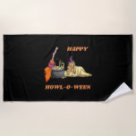 AFGHAN HAPPY HOWL-O-WEEN   BEACH TOWEL<br><div class="desc">AFGHAN HAPPY HOWL-O-WEEN</div>