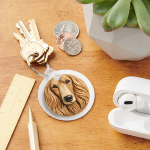 Afghan Hound 3D Inspired Keychain
