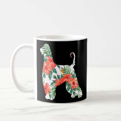 Afghan Hound Aloha Hawaiian Dog  Coffee Mug
