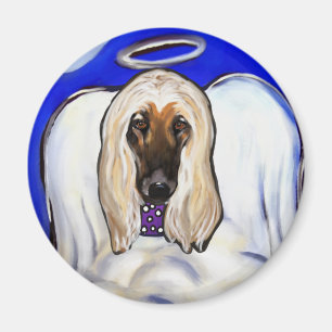 Afghan Hound Angel Magnet