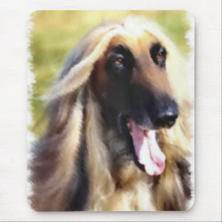 Afghan Hound Art Gifts Mouse Pad