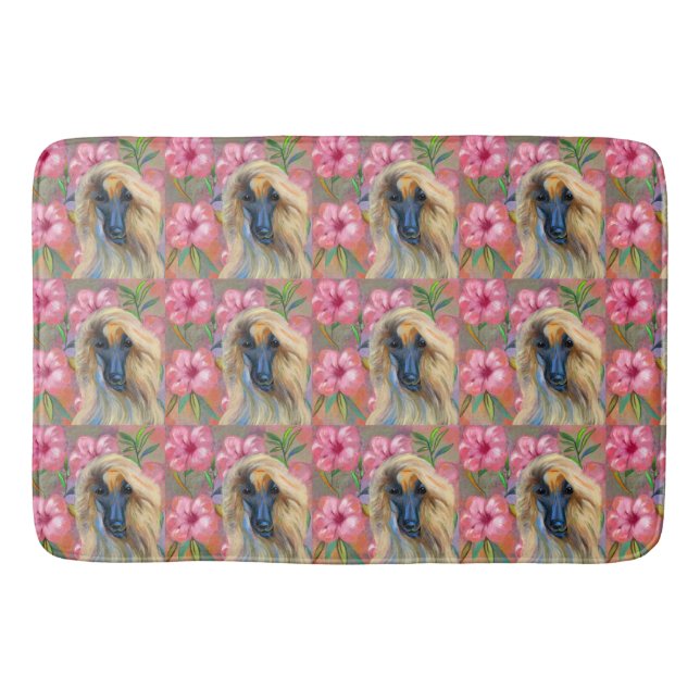 Afghan Hound     Bath Mat (Front)