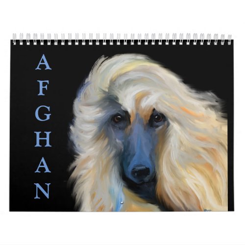 Afghan Hound     Calendar