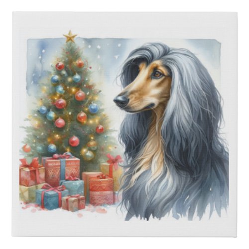 Afghan Hound Canvas 