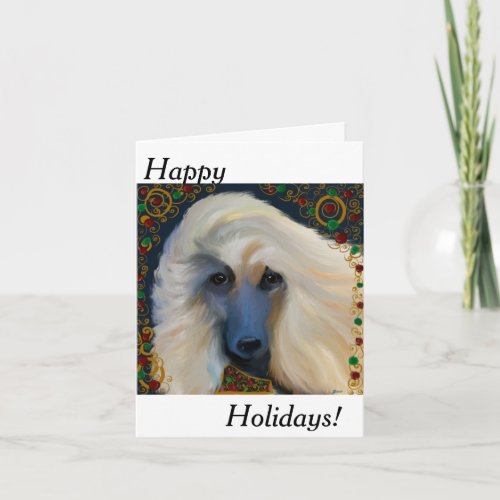 Afghan Hound      Card