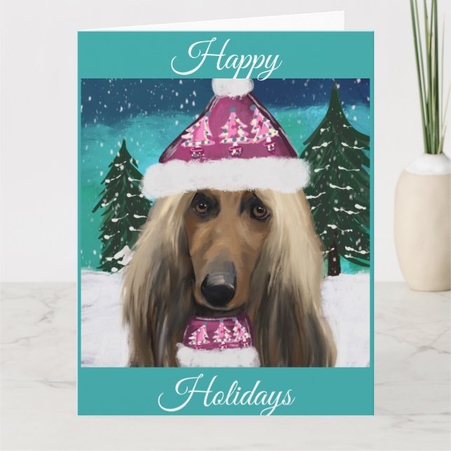 Afghan Hound          Card (Front)