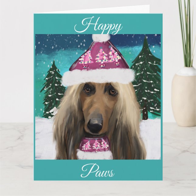 Afghan Hound          Card (Front)