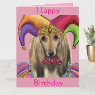 AFGHAN HOUND CARD