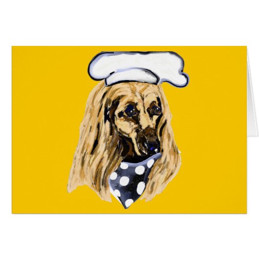 AFGHAN HOUND CARDS (Front Horizontal)