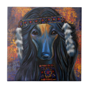 Afghan Hound         Ceramic Tile