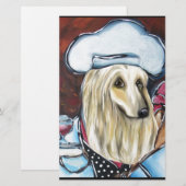 Afghan Hound Chef (Front/Back)