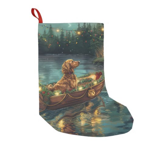 Afghan Hound Christmas Festive Voyage Small Christmas Stocking