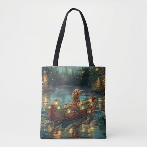 Afghan Hound Christmas Festive Voyage Tote Bag