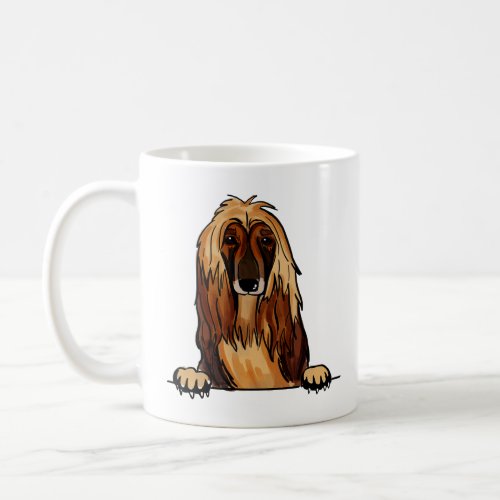Afghan hound  coffee mug