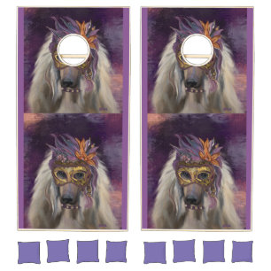 AFGHAN HOUND CORNHOLE SET