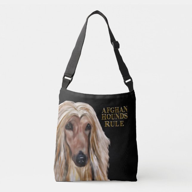 AFGHAN HOUND   CROSSBODY BAG (Front)