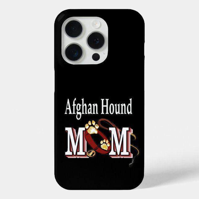 Afghan Hound Dog Mom Case-Mate iPhone Case (Back)