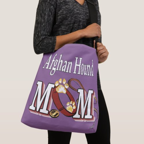 Afghan Hound Dog Mom Crossbody Bag