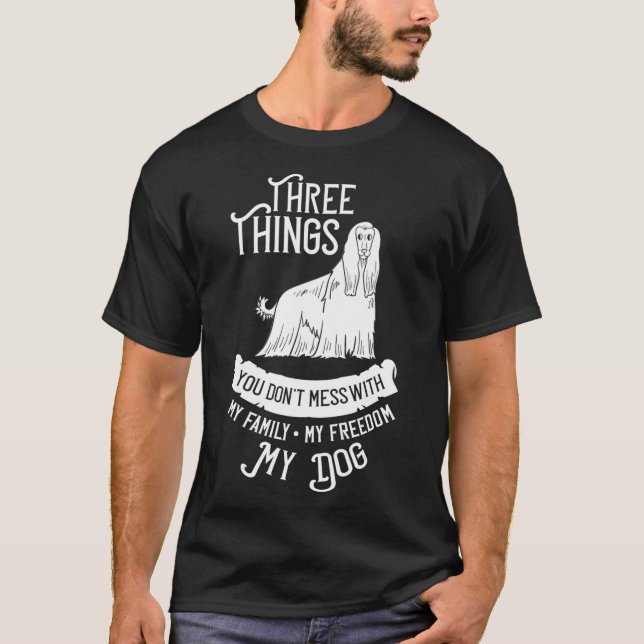Afghan Hound Dog Puppies Owner Lover _12 T-Shirt (Front)
