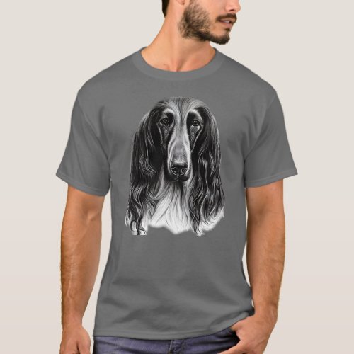 Afghan Hound Dog T_Shirt