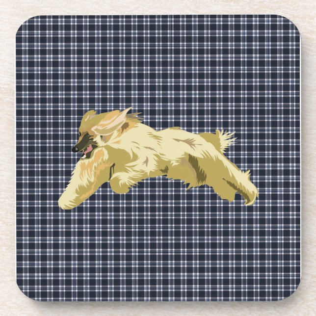 Afghan Hound Drink Coaster (Front)