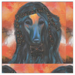 Afghan Hound  Fabric