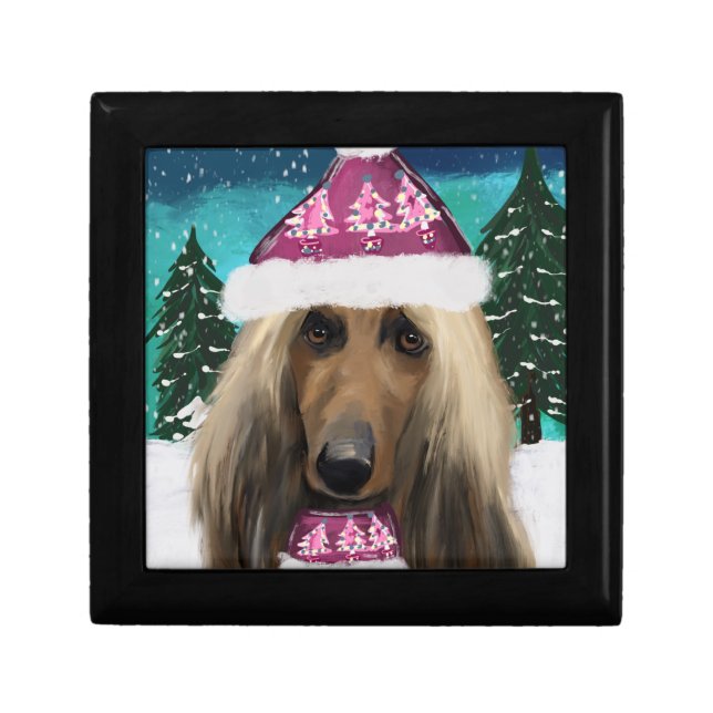 Afghan Hound         Gift Box (Front)
