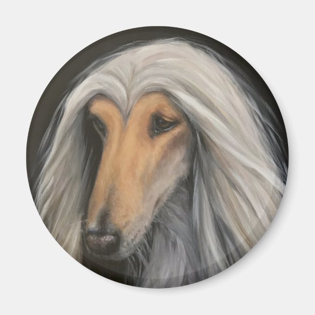 Afghan Hound gift Magnet (Front)