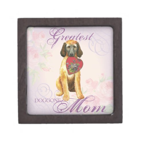 Afghan Hound Heart Mom Gift Box