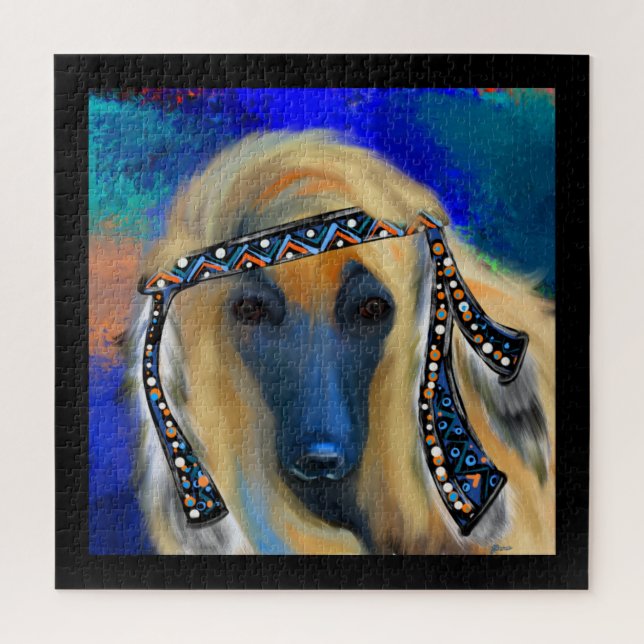 Afghan Hound         Jigsaw Puzzle (Vertical)