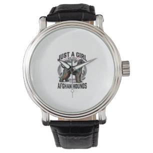 Afghan Hound Lover Vintage Dog Mom Shirt Design_1 Watch