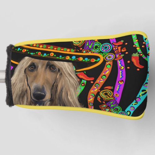 Afghan Hound  Mexico    Golf Head Cover