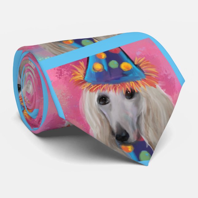  AFGHAN HOUND         NECK TIE (Rolled)