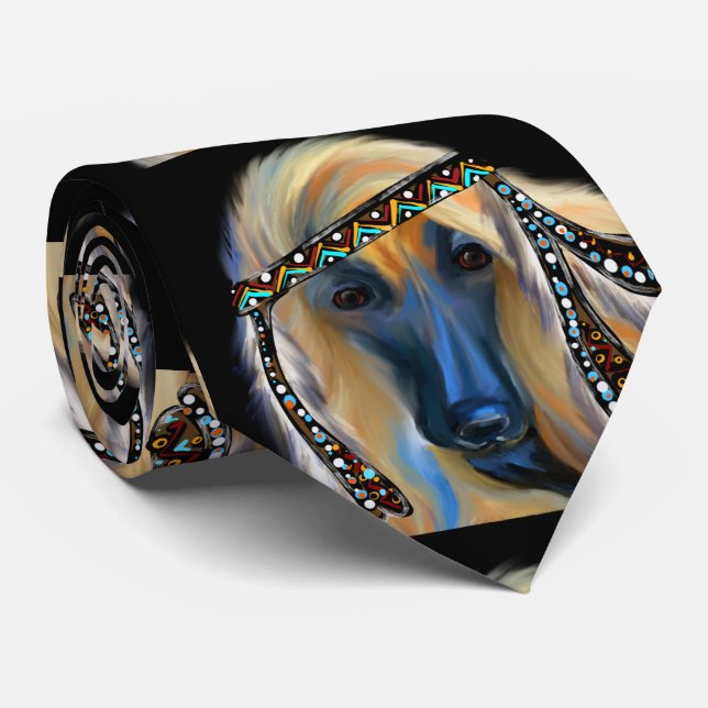 Afghan Hound         Neck Tie (Rolled)