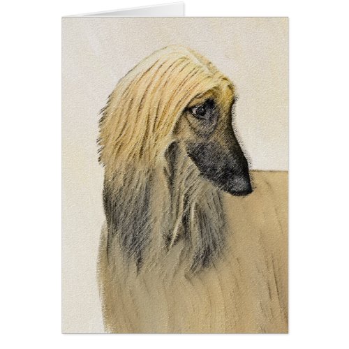 Afghan Hound Painting _ Cute Original Dog Art