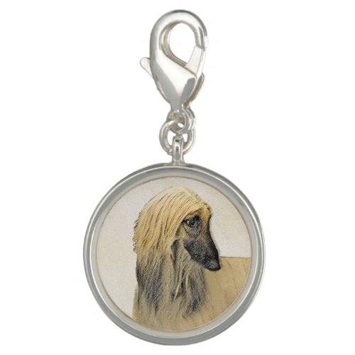 Afghan Hound Painting _ Cute Original Dog Art Charm