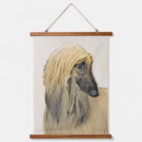 Afghan Hound Painting _ Cute Original Dog Art Hanging Tapestry