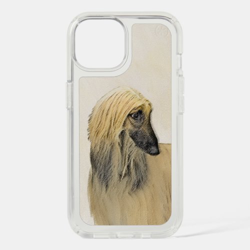 Afghan Hound Painting _ Cute Original Dog Art iPhone 15 Case