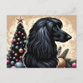Afghan Hound Postcard
