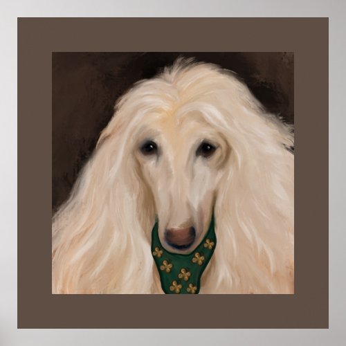 AFGHAN HOUND    POSTER