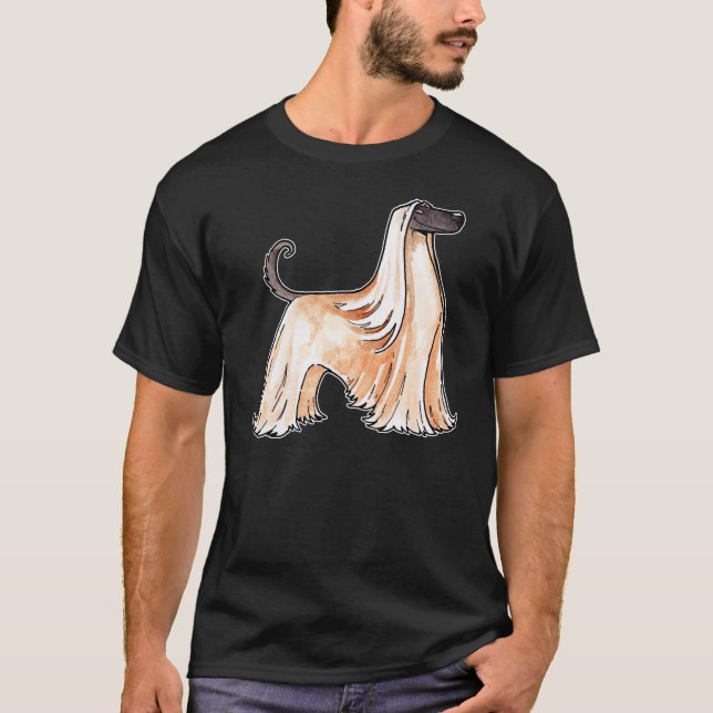 Afghan Hound T-Shirt (Front)