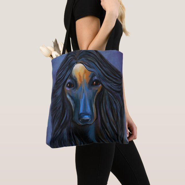 Afghan Hound     Tote Bag (Close Up)
