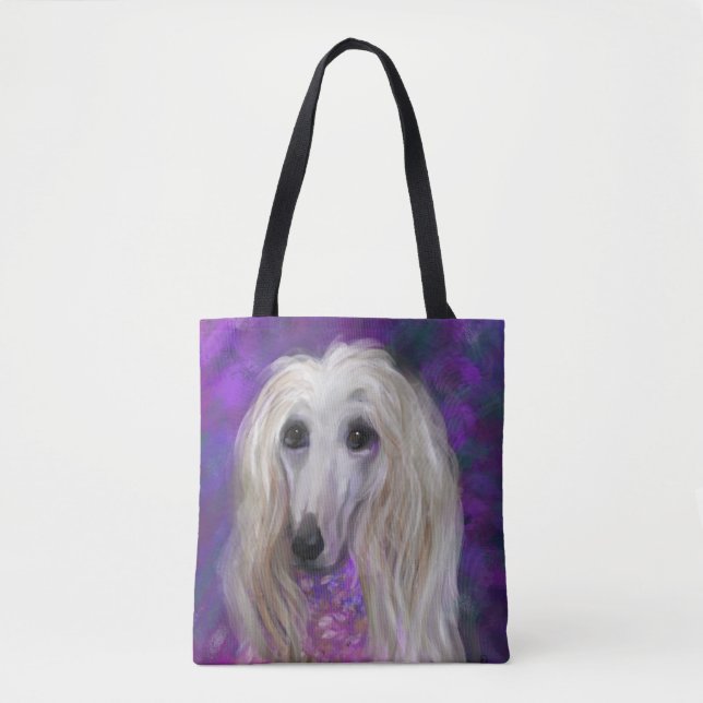  AFGHAN HOUND     TOTE BAG (Front)