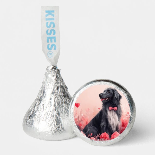 Afghan Hound with Roses - Valentine's Day  Hershey®'s Kisses® (Front)