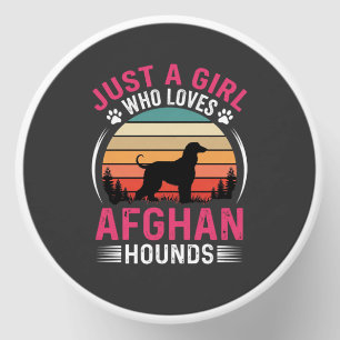 Afghan Hounds Retro Sunset Dog Lover Mini Candle Favors