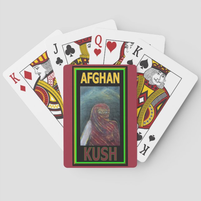 AFGHAN KUSH POKER CARDS (Back)