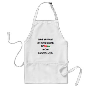 afghan mom, awesome adult apron
