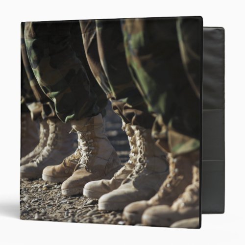 Afghan National Army Air Corp Soldiers 3 Ring Binder